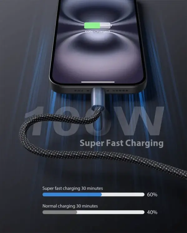 QIAWI™ Magnetic Anti-Tangle Charging Cable