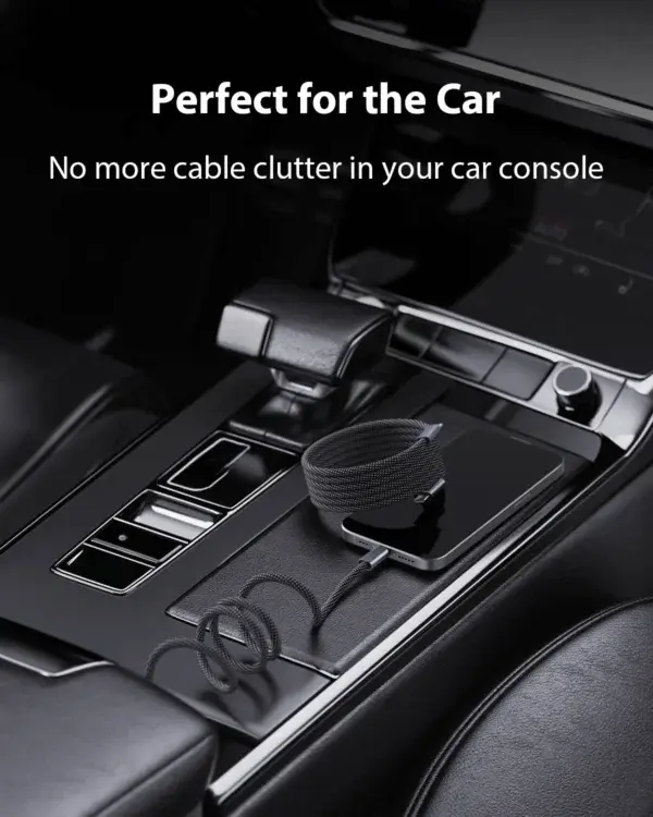 QIAWI™ Magnetic Anti-Tangle Charging Cable