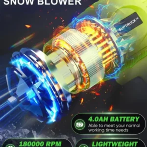 SUPTRUCK™ 5000W Turbo Jet Fan Snow Blower 2.0